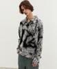 TRIP LE SENS Unisex Fleece Dyed Collar Knit_Black