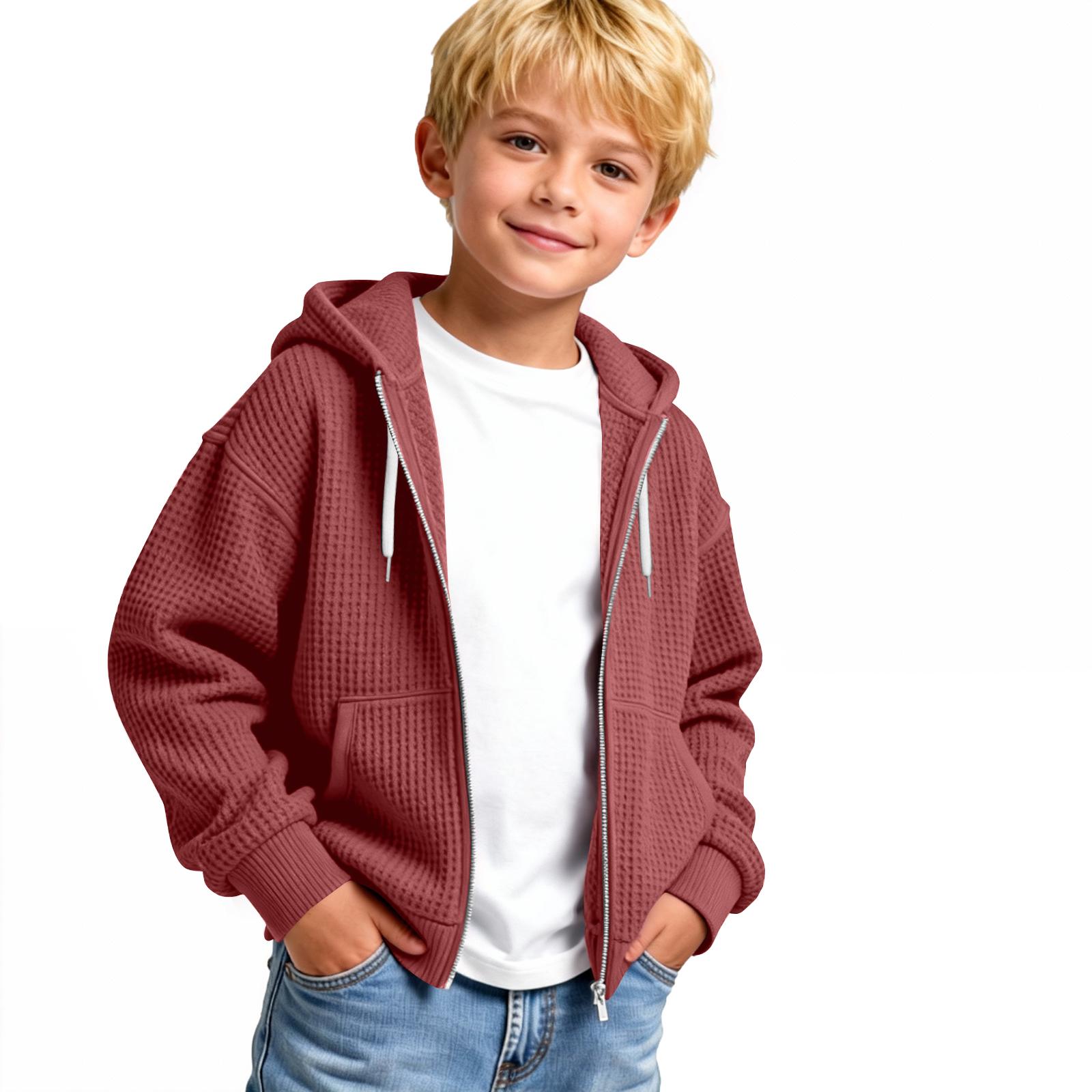 Детское повседневное пальто с карманами и кулиской 120