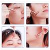 Eye Cream Applicator Rose Gold T Shape Scoop Dual Head Promote Absorption Reduce Edema Eye Cream Massage Wand Stick