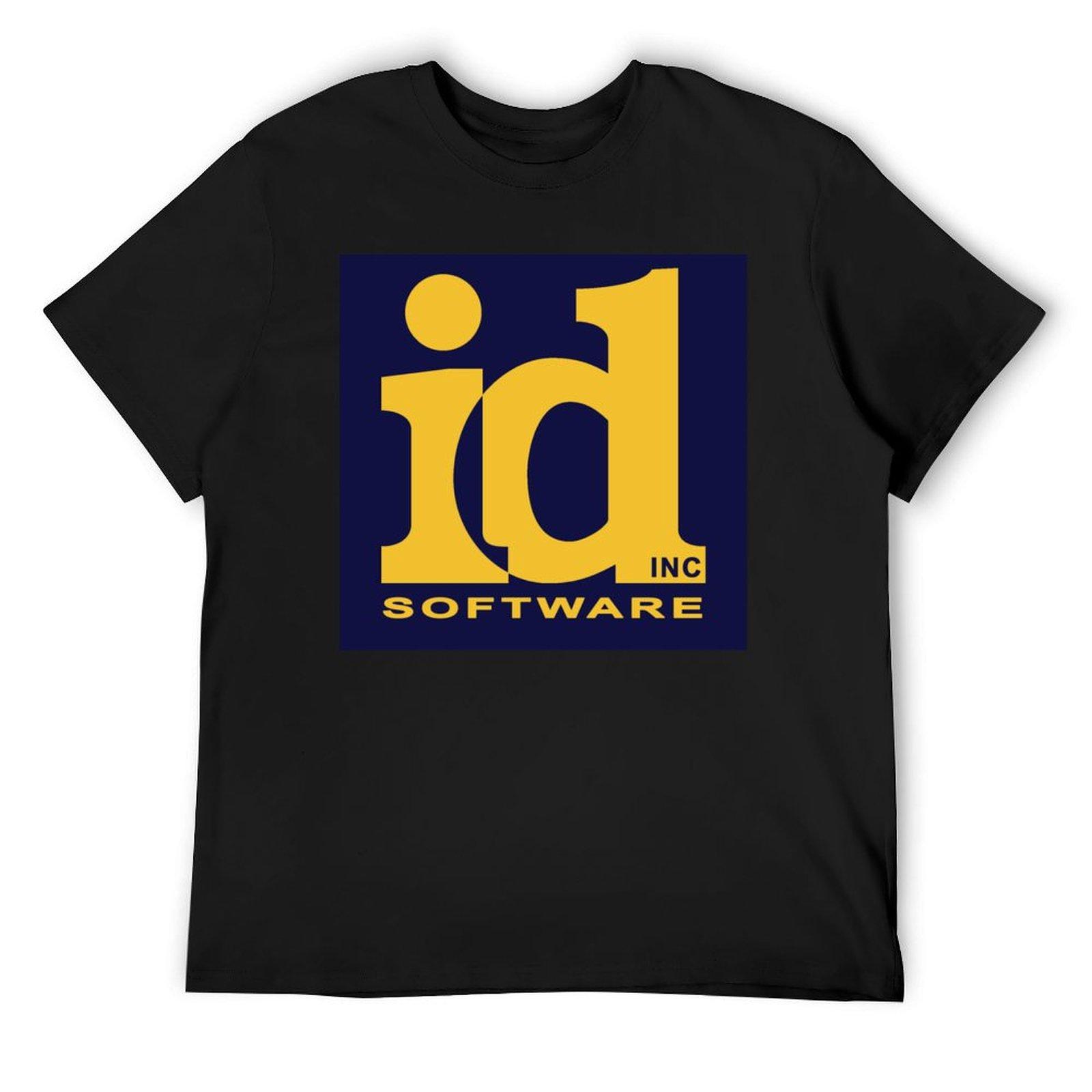 

ID SOFTWARE LOGO T-Shirt Clothing summer 2025 anime figures for a boy tshirts for men 4XL