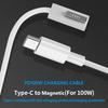 1,8m 5A Typ C zu Magsaf PD 100W Schnellladekabel für MacBook Air/Pro T-Schnittstelle /L-Schnittstelle Schnellladeleitung