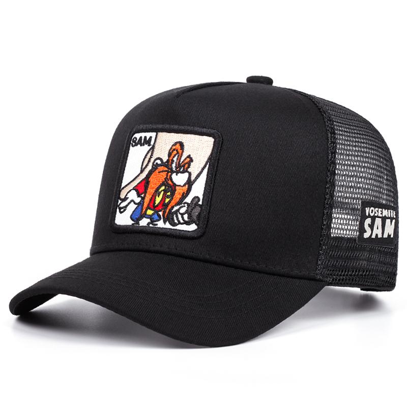Хип-хоп мультяшная мультяшная бейсболка мужская и женская уличная кепка с козырьком американская кепка дальнобойщика сетчатая кепка кепка-утка милая