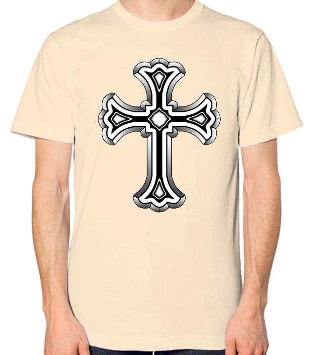 Cross T-Shirt Men Women Unisex Jesus Christian Religion Faith Love Top XL
