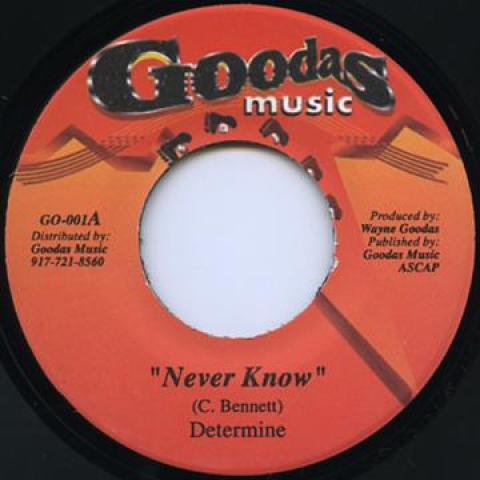 

7inch Record DETERMINE - Never Know Goodas 2005 Jamaica Reggae, Ska & Dub