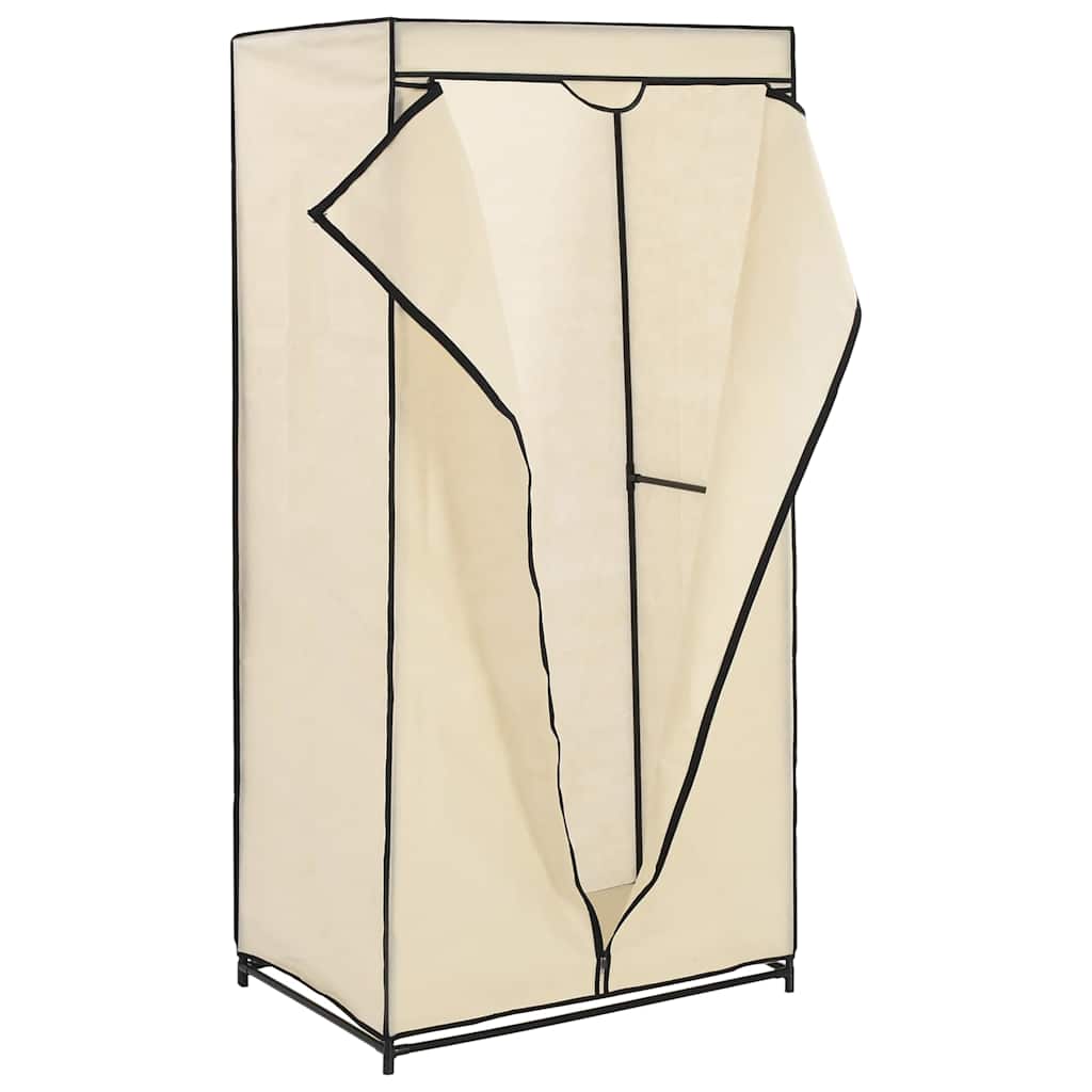 Wardrobes 2 pcs Cream 75 * 50 * 160 cm
