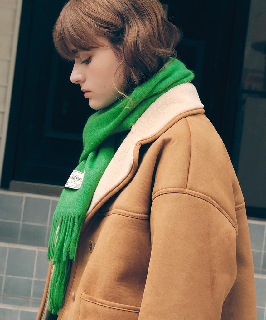 ROLAROLA Rola Wool Muffler Green