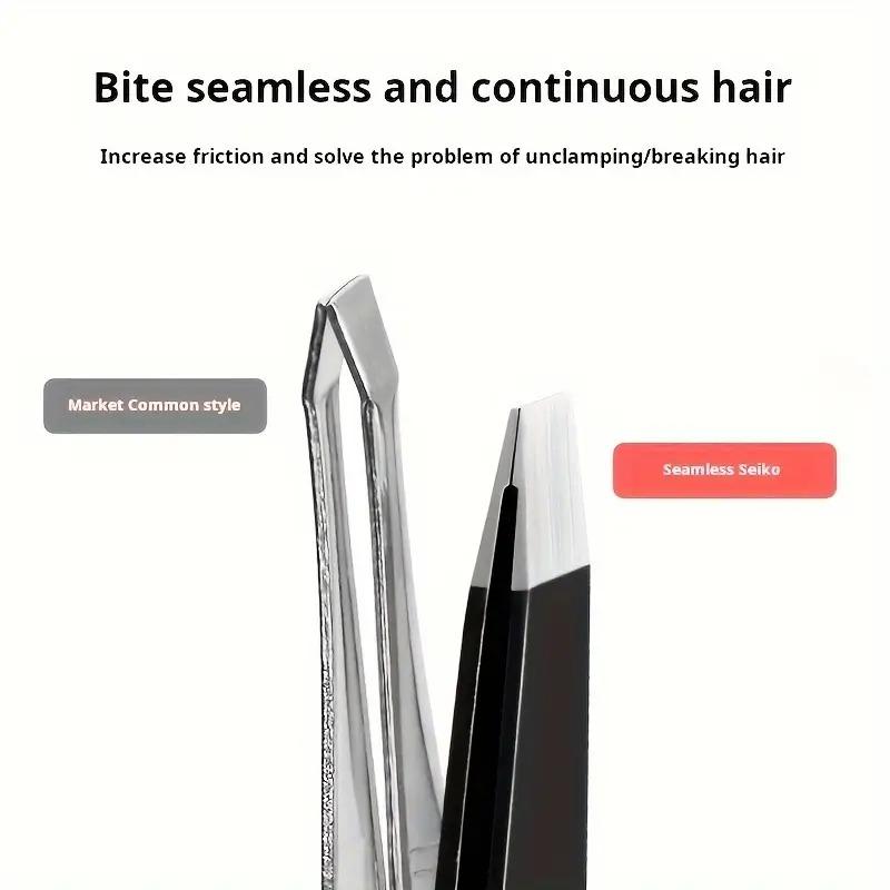 4-in-1 Präzisionspinzetten-Set, Edelstahl, Mehrspitzig, Perfekt für Augenbrauen & Haarentfernung