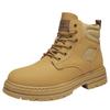 Men's Boots New Four Season Soft Sole Outdoor Thick Sole Versatile High Top Boots Anti Slip Wear-resistant Casual Shoes Zapatos