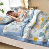 Comfortable Summer Quilt Cooling Sensation Lightweight Blanket Coolness Bare Sleeping Quilted Comforter Duvet  Flower Printed Quilted Bedspread