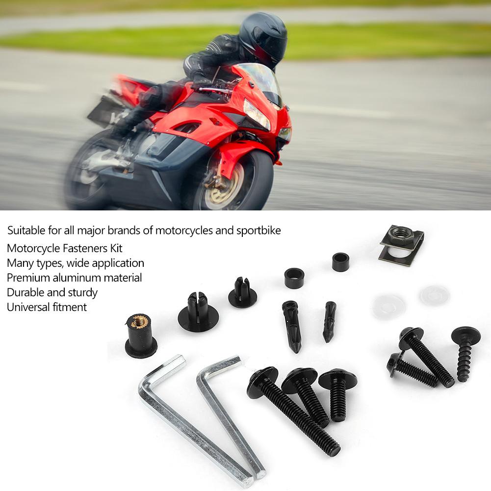 Sada upevňovacích prvků pro motocykl Kapotáž   Šrouby a matice pro upínání boxů Pasuje na