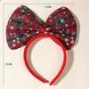 Christmas Xmas Big Bow Headbands Red Green Hairband HairHopp Christmas Bows Headbands Cute Bow Hair Accessories for Women Girl