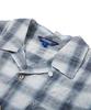 PENFIELD Ombre Seersucker Open Collar Short Sleeve Shirt Blue_Fs1Wr56U