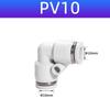 AirTAC Pneumatic Gray PU Quick Plug Straight Connector for 4-12mm Hose