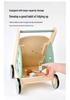 Multifunctional Baby Walker with Wooden Xylophone, Beads, and Gears - Educational Role-Playing Toy for Toddlers