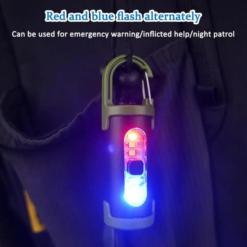 Rechargeable Keychain Flashlights,EDC COB Work Light Torch Ultra Bright Flashlight,Portable Lantern For Searching Hiking