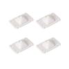 4 Pcs/Set Style Self-Adhesive Universal Casters Pulley Wheels for Storage Box Trash Can Small Furniture No Scratches