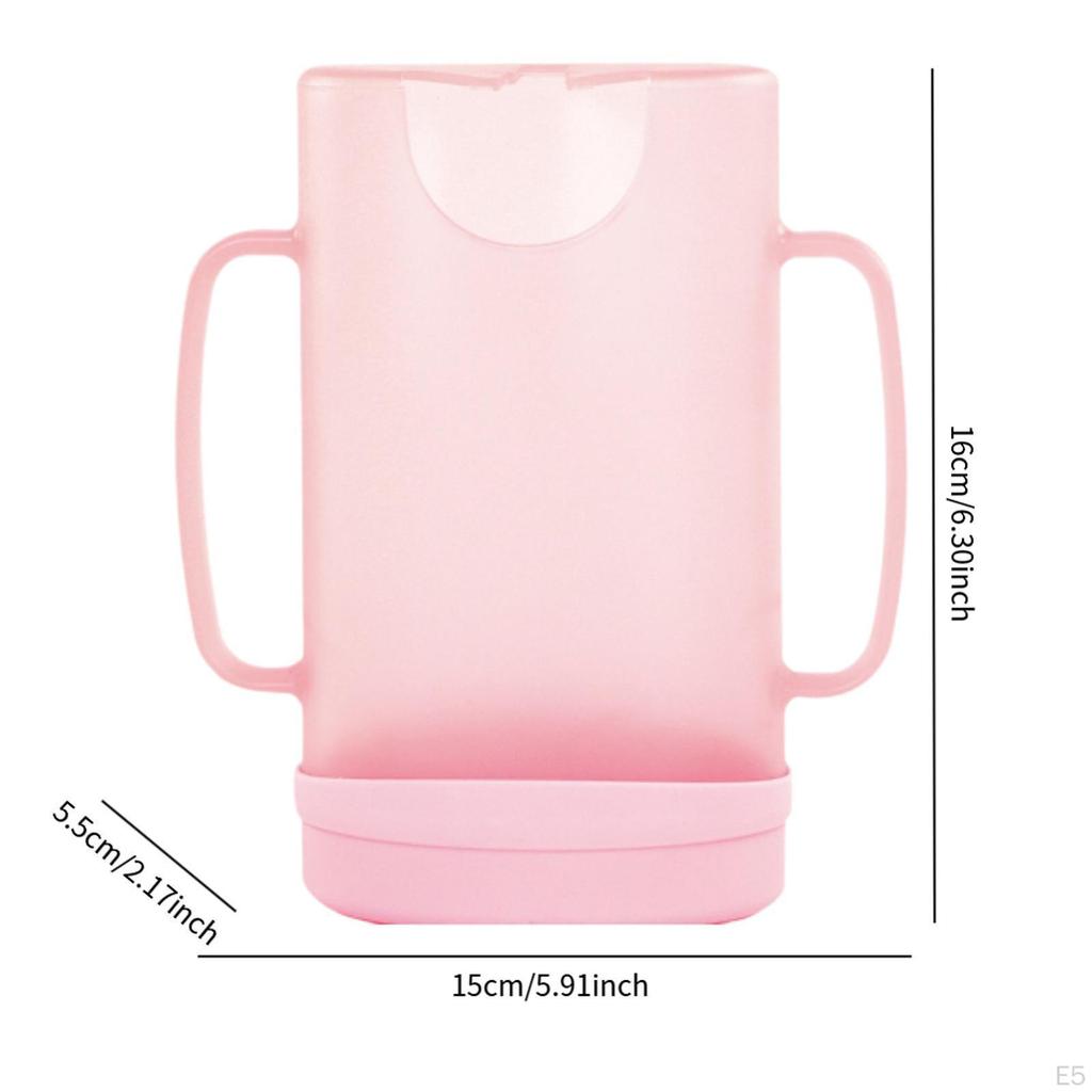 Pouch Holder Easy Grip Handles Compact No Mess Lightweight, Anti Spill Food Juice Box