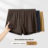 Men's Plus Size Plaid Arro Loose Home Pants & Boxer Briefs