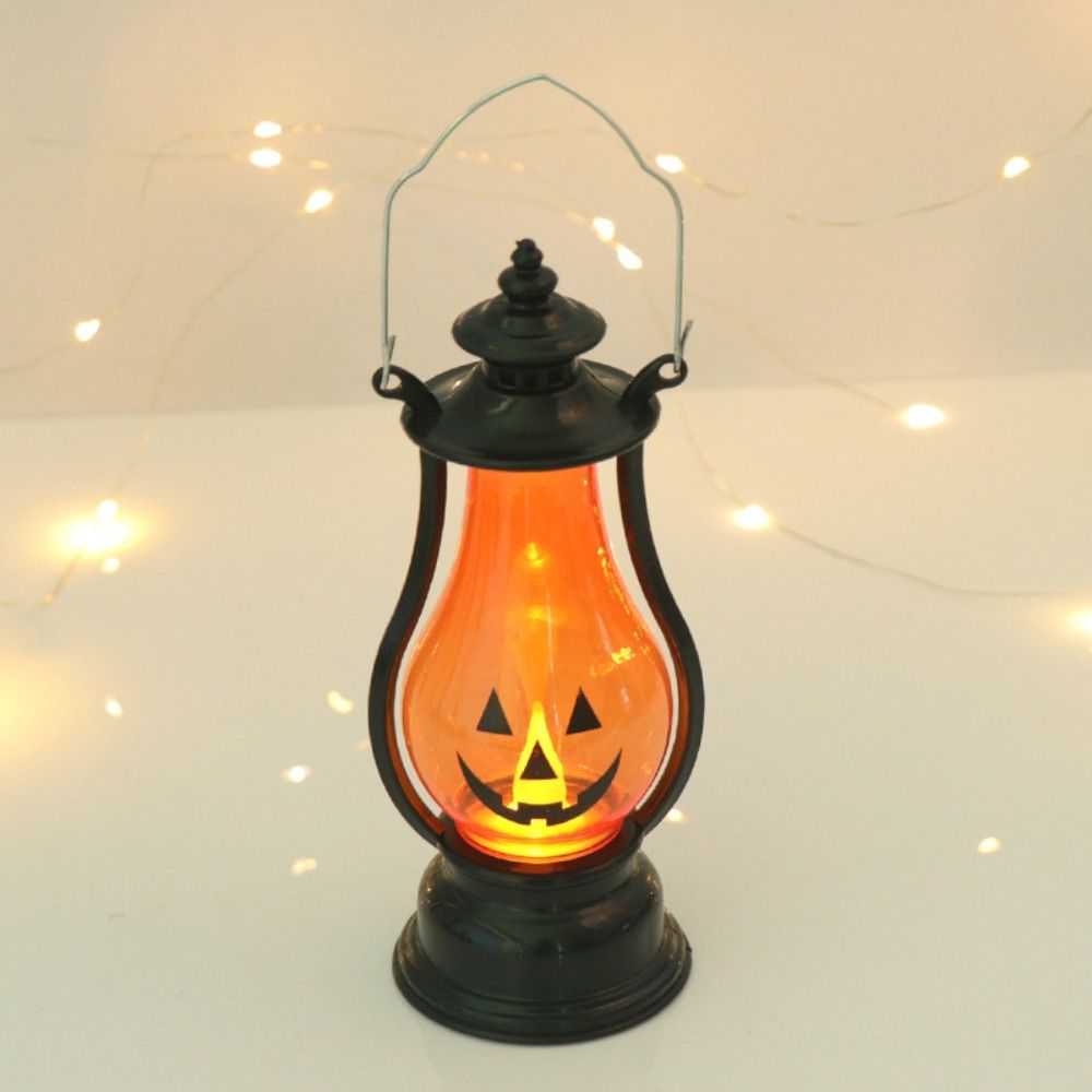 

Легкий подвесной фонарь-призрак, выражение, маленькая масляная лампа, портативный светодиодный фонарь-тыква, игрушка A