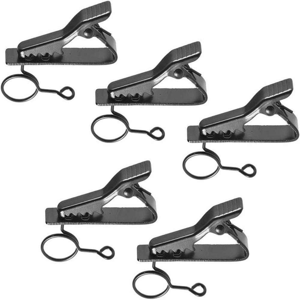 5pcs 7.5mm Diameter Microphone Clamp Mini Size Mic Holder Stage Performance