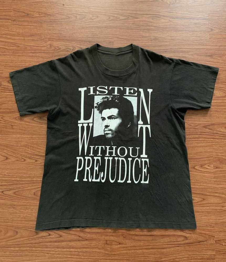 

George Michael Listen Without Prejudice Unisex Tee Shirt S-4XL L