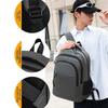 Lightweight Men's Business Backpack Scratch Prevention Anti-splash Water Oxford Cloth Laptop Bag Polyester Solid Color