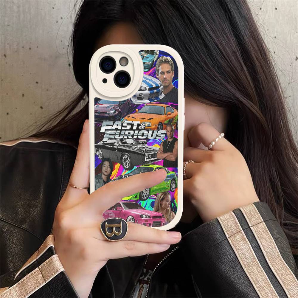 Action Movie Series Fast F-Furious Phone Case For IPhone 16 15 14 13 12 11 Pro Max Plus Leather Cover