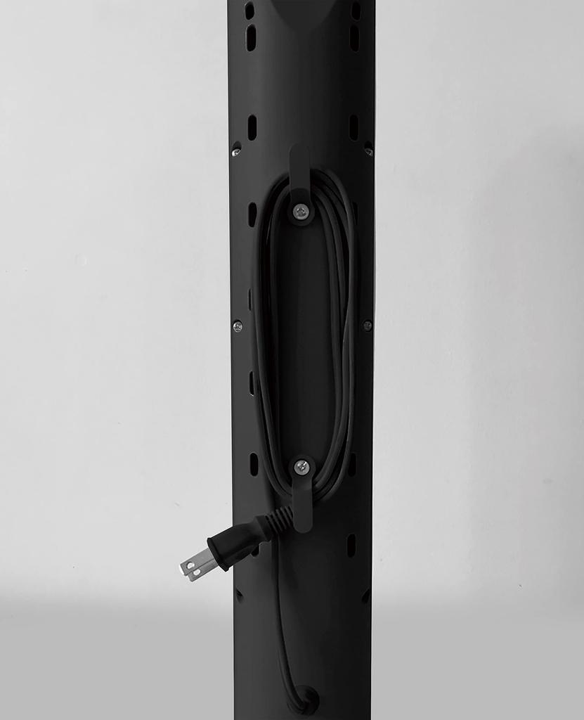 TEKNOS Slim halogenový ohřívač 300W s háčkem na šňůru černý PH-318K