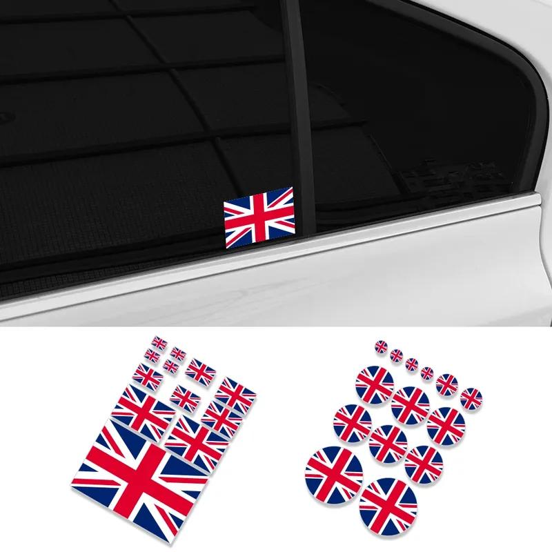 British Union Jack Flag Car Stickers UK Decal Vinyl Decoration Motorcycle Decor Stickers Waterproof Sunscreen Car Styling Cover