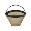 1-5pcs Cone Shape Coffee Filter Mesh Basket Stainless Steel Refillable Gold Mesh Tea Water Separator Reusable Coffee Filters