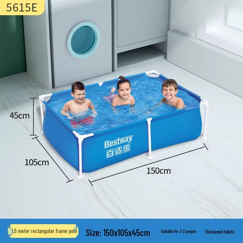 Bestway Inflatable Family Frame Pool for Kids and Home Use