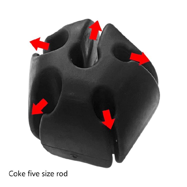 Reusable Fishing Rod Fixed Balls Plastic Fishing Rod Holder Eggs-shaped Rod Tie