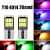 10Pcs T10 W5W 194 501 Led Canbus No Error Car Interior Light T10 26 SMD 4014 Chip Pure White Instrument Lights Bulb Signal Lamp Dome Lights 6