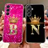 Coque Pour Samsung Galaxy A15 A25 A35 A55 5G Housse de Téléphone Lettres Mignonnes Coques en Silicone Souple Transparentes Pour Samsung A25 5G SM-A256B Pare-chocs