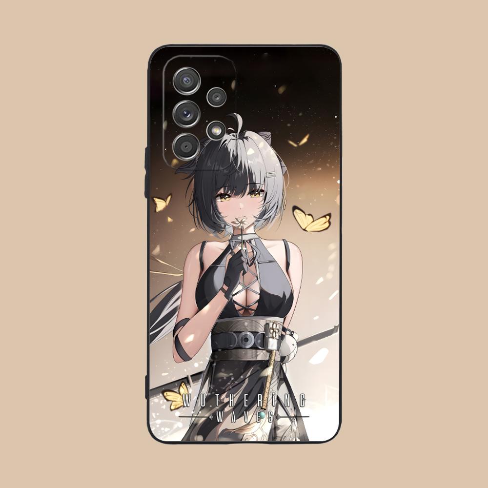 Wuthering Waves Rover Matte TPU Mobile Phone Case for Samsung Galaxy A56 55 54 53 52 51 36 35 34 23 16 15 5G Colorful Cover
