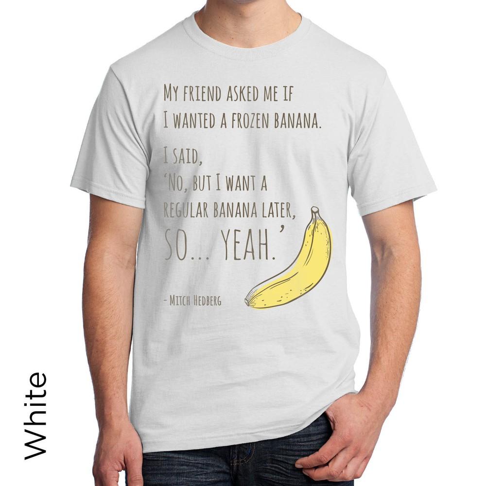 Футболка Митча Хедберга Замороженный Банан Комик Комедия Задержанное Развитие 372 4XL