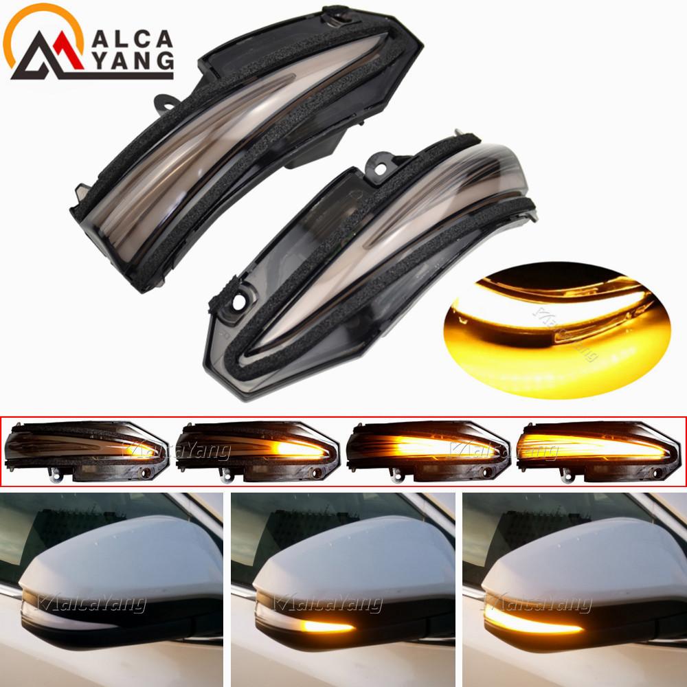

Flowing Water Blinker LED Dynamic Turn Signal Light For Toyota Noah R80 RAV4 Highlander Kluger 4Runner Side Mirror Indicator Smoke Lens
