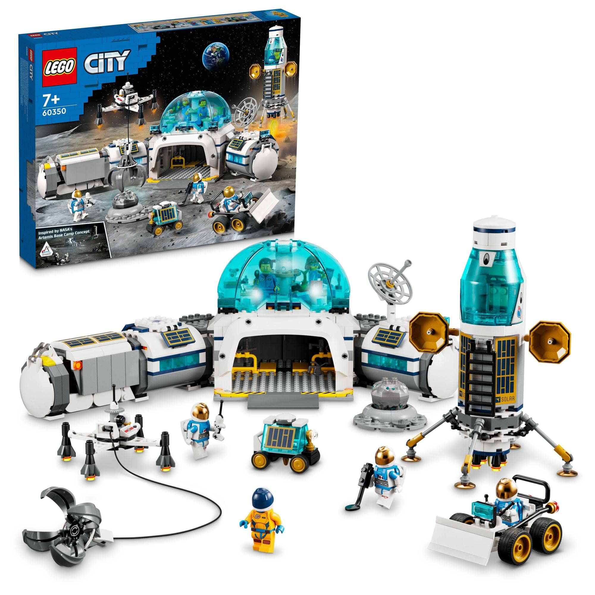 

LEGO City Moon Rover 60350 Toy Blocks Gift Space Rocket for Boys and Girls Ages 7 and Up