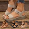 Elegant Slip-On Party Dress Women'S Sandals Wedges Shoes For Women Sandals With Arch Support Comfortable Zapatos De Mujer