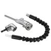 Black 105° Flex Shaft Screwdriver Adapter with Hex Shank