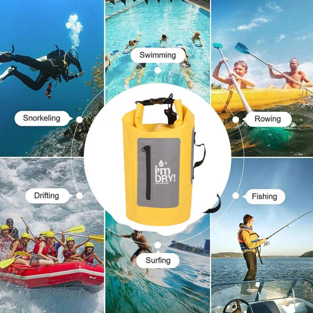 Wasserdichte Wasserdichte Trockentasche Große Kapazität Strandrucksack Schwimmbeutel Outdoor Reisen