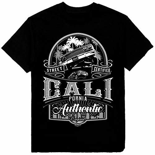 

Low Rider Street Certified California Mens Heavyweight T-Shirt Print On Shaka We Unisex T-Shirt L