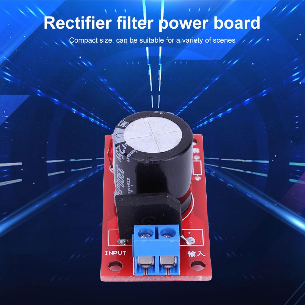 AC To DC Transformer Rectifier Filter Power Supply Board 3A/8A AC To DC Single Power Supply Board Power Rectifier Filter Board