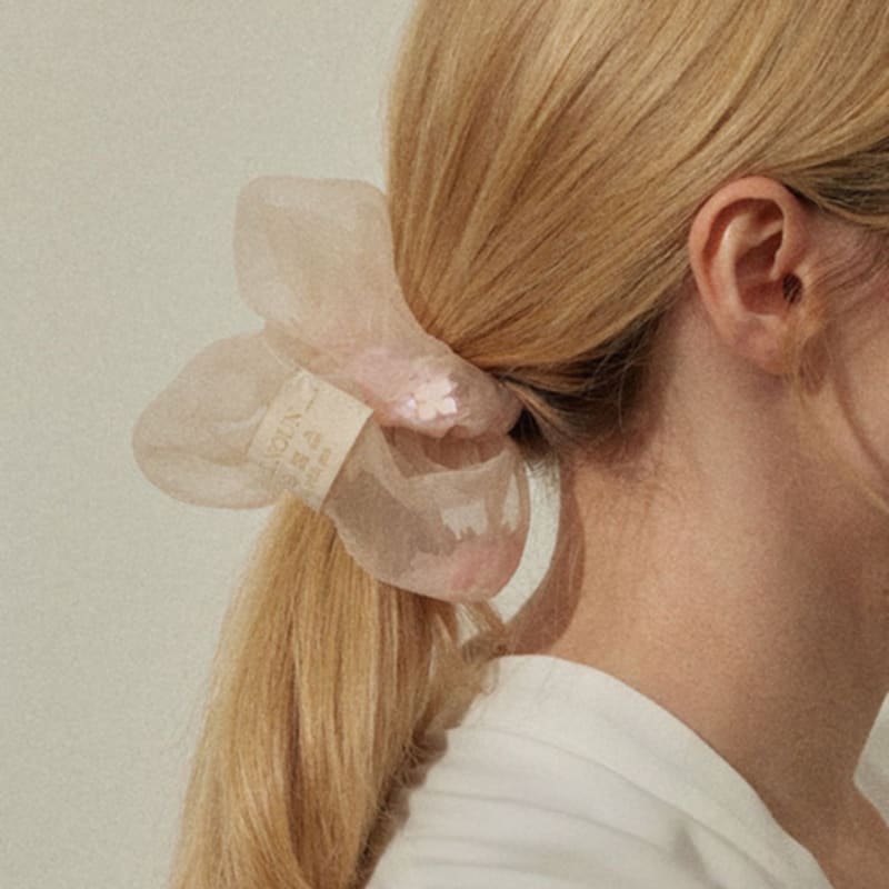 Favorite Noun Fairy scrunchies_Pink