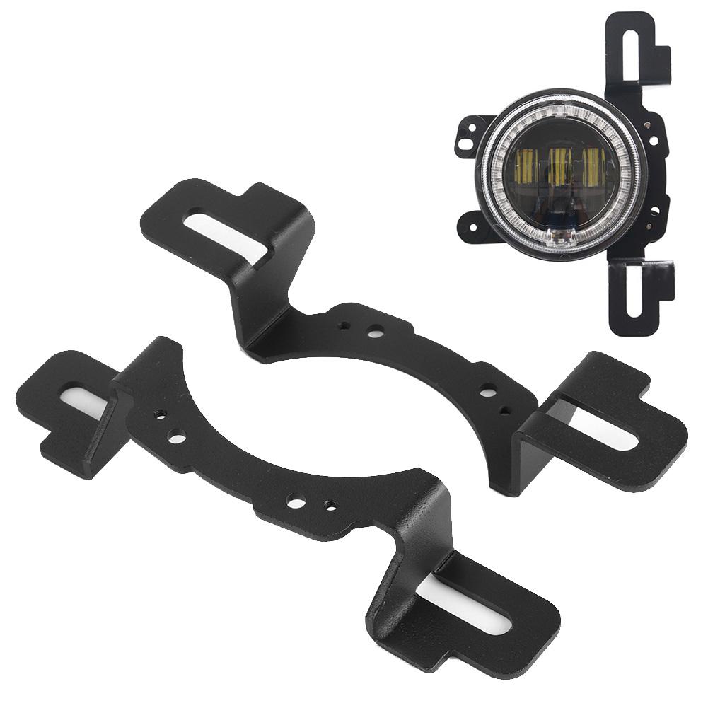 4in Front Bumper Foglight Mounting Bracket Fit for Jeep Wrangler JK 10th Anniversary