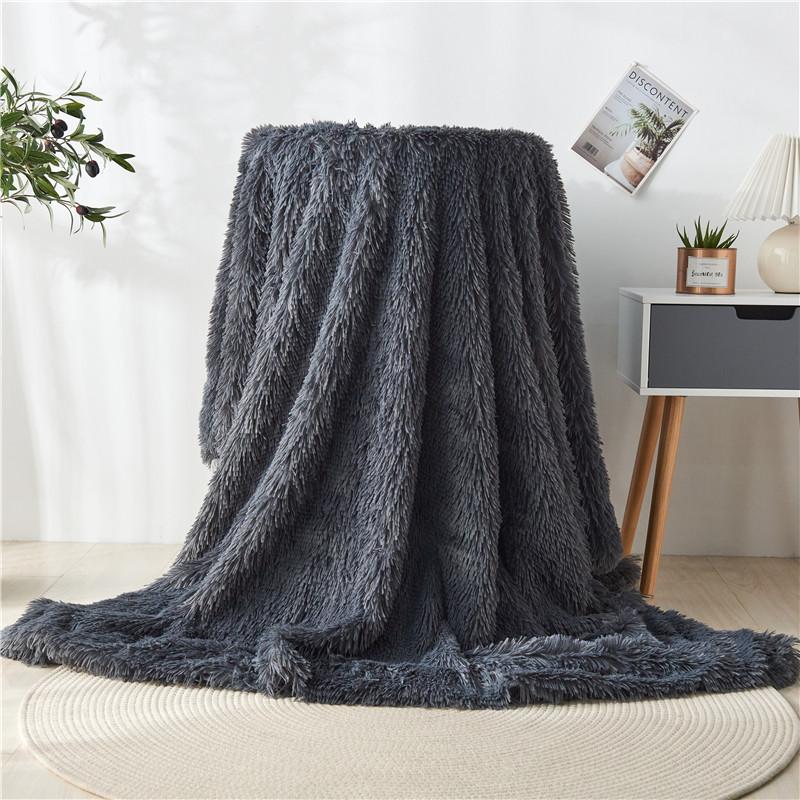 Decorative Extra Soft Fuzzy Faux Throw Blanket Reversible Long Hair Shaggy,Fluffy Cozy Plush Comfy Microfiber Fleece Blankets for Couch Sofa Bedroom