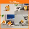 Wooden Cat And Corgi Handcrafted Figurine With Carving Art For Gift Giving And Home Decor