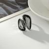 Ingemark 7 Styles Goth Crystal Open Ring for Women 2026 New Trend Geometric Adjustable Knuckle Rings New Year Party Jewelry Gift