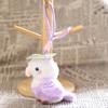 Cute Simulated Bird Plush Keychain, Small Parrot Stuffed Animal Pendant, Soft Sparrow Toy for Bag Backpack Purse, Cartoon Key Ring Charm Gift