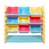 Plastic toy rack King yellow